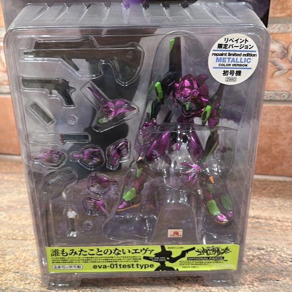 Kaiyodo Neon Genesis EVANGELION EVA-01 Test Type LTD NIB XEBEC TOYS. - Picture 3 of 6